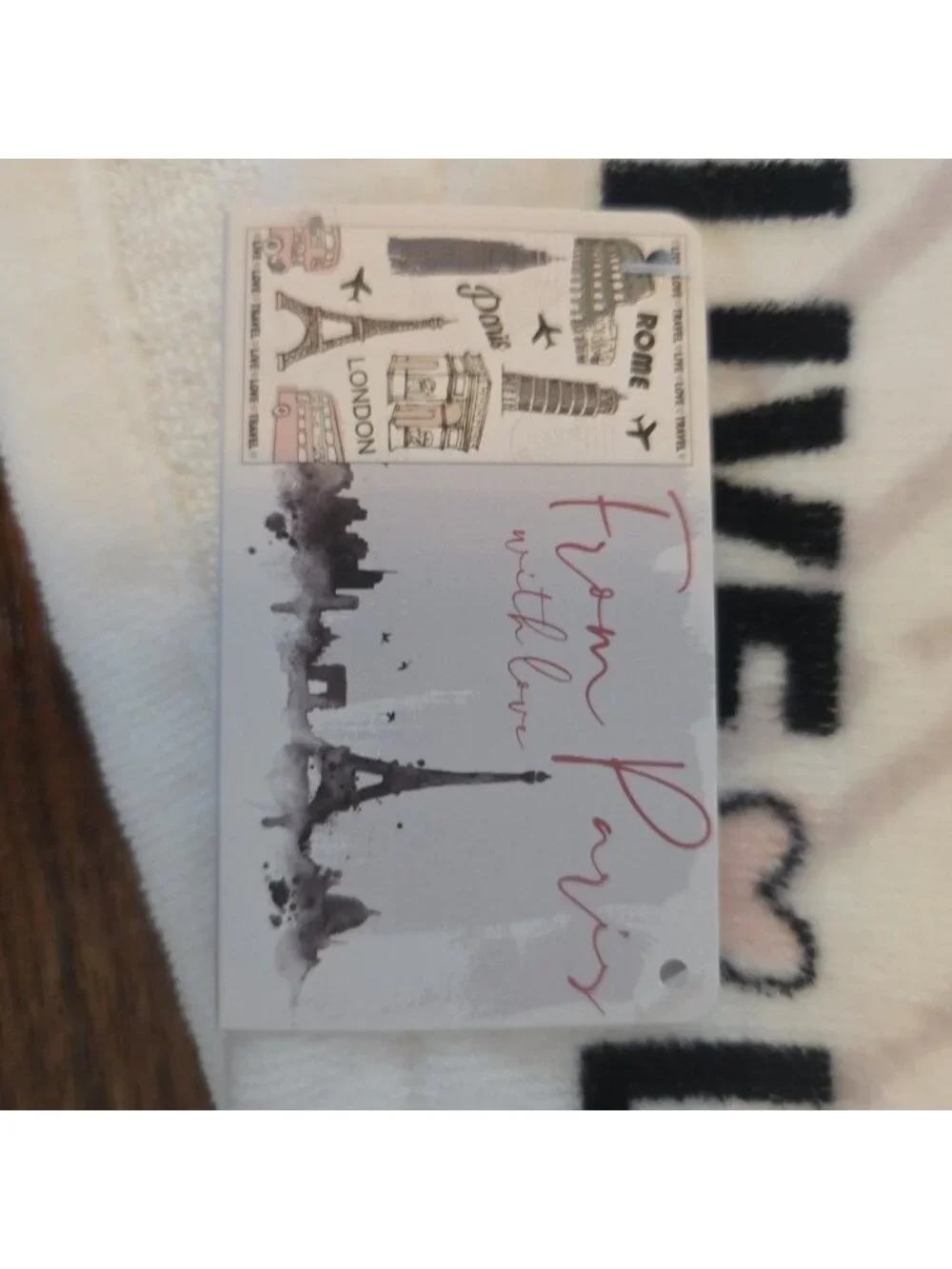 Italy Paris Bath Towel London Love To Travel Oeko Tex NEW with Tag